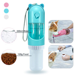 Manufacturer wholesale portable dog water food storage bottle foldable