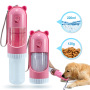 Manufacturer wholesale portable dog water food storage bottle foldable