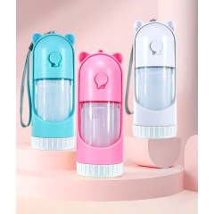 Manufacturer wholesale portable dog water food storage bottle foldable