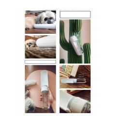 Manufacturer wholesale white purple pink foldable portable 420ml large dog water bottle for outdoor use