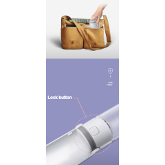 Manufacturer wholesale white purple pink foldable portable 420ml large dog water bottle for outdoor use