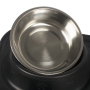 wholesale manufacturer stainless steel silicone pet dog bowl with mat