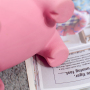 wholesale manufacturer free samples chew pink color pig dog latex toy