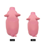 wholesale manufacturer free samples chew pink color pig dog latex toy