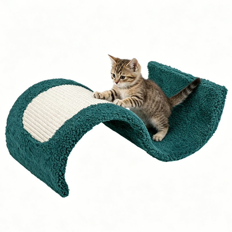 Manufacturer Wholesale Sisal Lamb Wool Cat Scratcher Board
