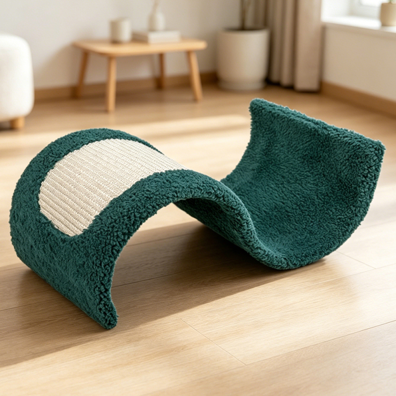 Manufacturer Wholesale Sisal Lamb Wool Cat Scratcher Board