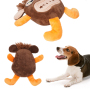 Manufacturer wholesale functional squeaky tpr teeth dog feeder plush toys