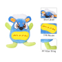 Manufacturer wholesale functional squeaky tpr teeth dog feeder plush toys