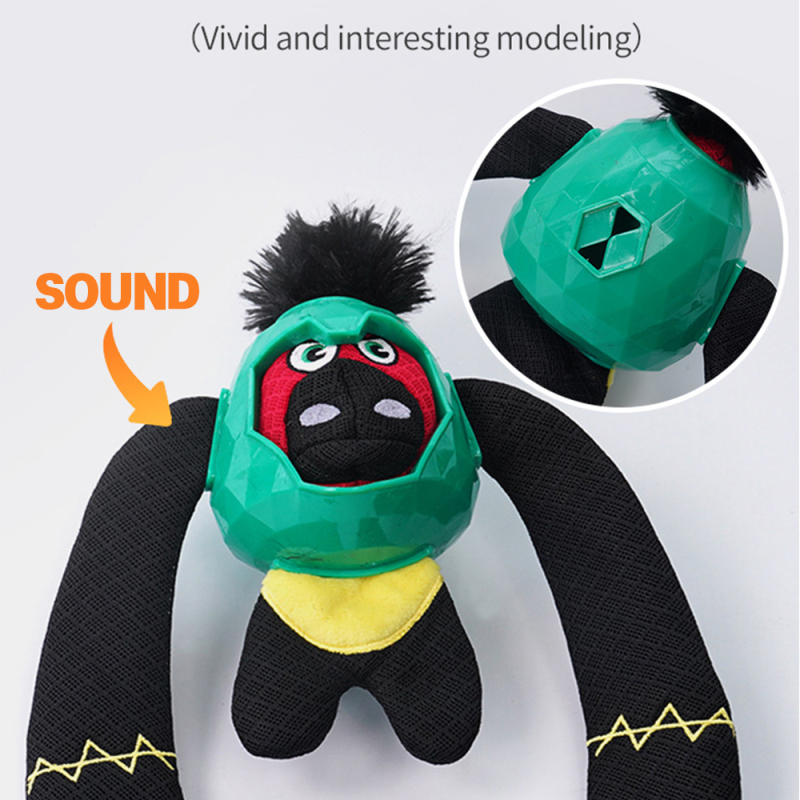 Manufacturer Wholesale Custom Logo TPR Feeder Dog Plush Toys