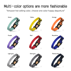 Wholesale Nylon Custom Logo Pet ID Luxury Dog Neck Collar