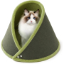 Manufacturer wholesale felt short plush cat warm bed