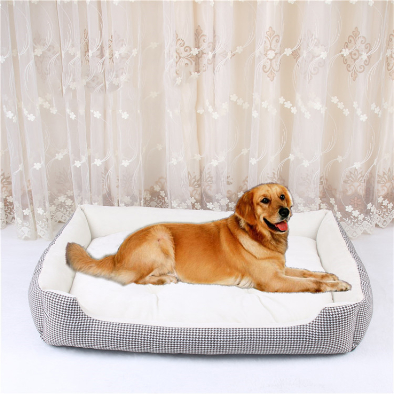 Manufacturer wholesale small large multi-color pet accessory soft dog sofa bed