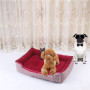 Manufacturer wholesale small large multi-color pet accessory soft dog sofa bed
