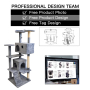 Manufacturer Wholesale Sisal Grey Pet Products Cat Tree