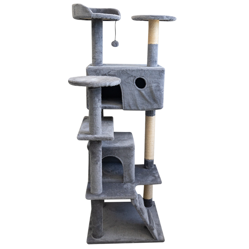 Manufacturer Wholesale Sisal Grey Pet Products Cat Tree