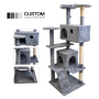Manufacturer Wholesale Sisal Grey Pet Products Cat Tree