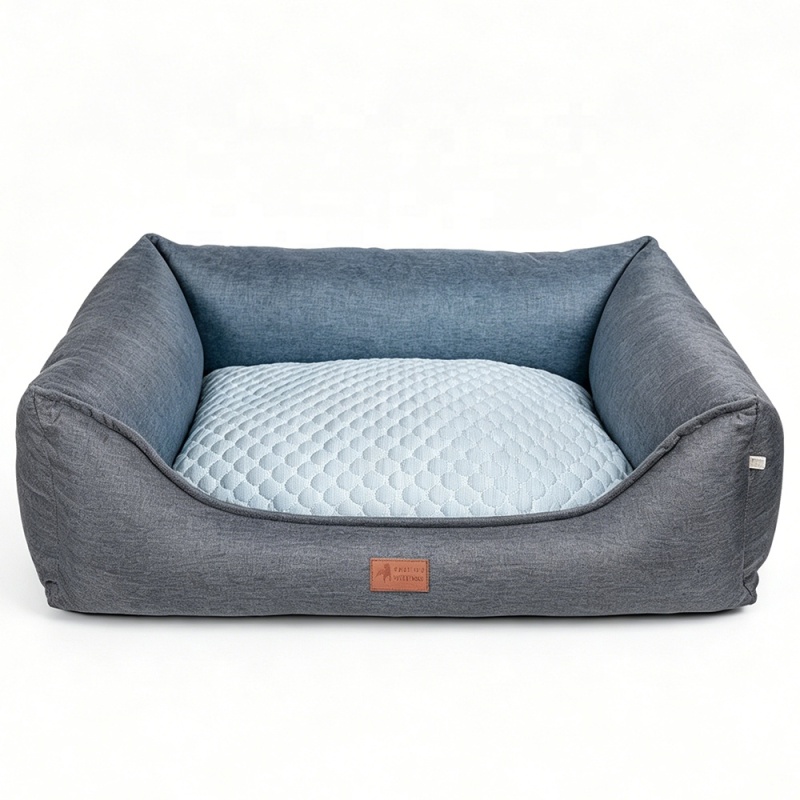 Wholesale Detachable Custom Logo Anti-slip Pet Dog Bed Luxury