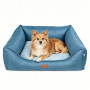 Wholesale Detachable Custom Logo Anti-slip Pet Dog Bed Luxury