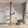 Manufacturer Wholesale Wooden Sisal Climbing Scratcher Cat Tree Tower Large