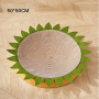 Wholesale Round Oval Shape Sisal Cat Bed Scratcher