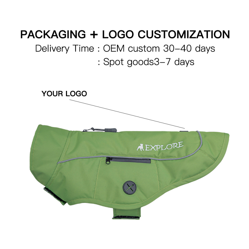Manufacturer Wholesale Custom logo Warm Reflective Dog Jacket