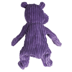 wholesale eco friendly embroidery new handmade purple animal pet plush product dog toys