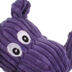 wholesale eco friendly embroidery new handmade purple animal pet plush product dog toys