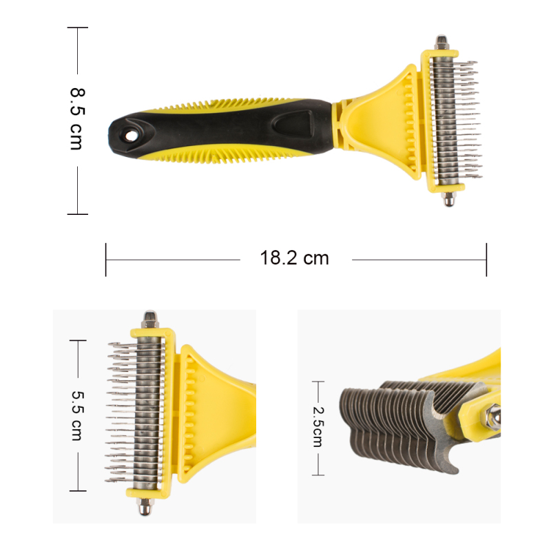Wholesale Environmental Durable Multifunction Pet Hair Remover Comb Dog Brush