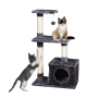 Manufacturer Wholesale Pet Product Sisal Scratcher Short Plush Cat Tree