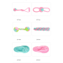 Manufacturer wholesale chew pink dog rope toys set