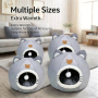 Wholesale Foldable Warm Detachable Washable Cat House Bed