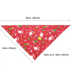 wholesale manufacturer custom triangle pet dog bandana christmas