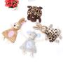 Manufacturer wholesale corduroy cute squeaky rabbit hippopotamus mouse dog toy plush