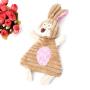 Manufacturer wholesale corduroy cute squeaky rabbit hippopotamus mouse dog toy plush