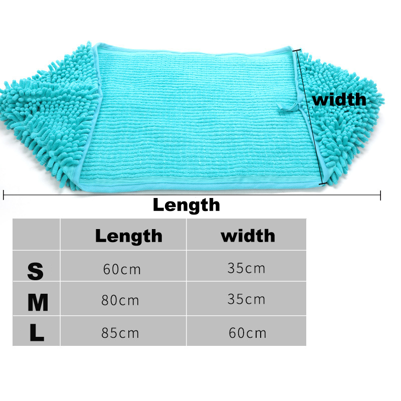New Design Paw Pattern Pet  Dog Grooming dryer towel