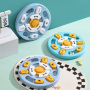Wholesale Plastic Round Washable Food Feeder Dog Puzzle Toy