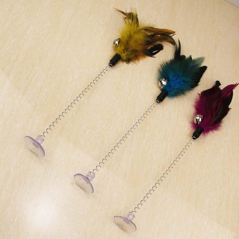 Manufacturer wholesale feather mouse cat toy sucker