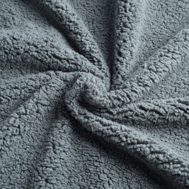 Manufacturer Wholesale Black Grey Luxury Soft Plush Cat Dog Thick Blanket