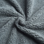 Manufacturer Wholesale Black Grey Luxury Soft Plush Cat Dog Thick Blanket
