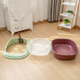 Manufacturer wholesale plastic cat litter tray box with shovel