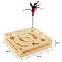 Wholesale Solid Wood MDF Cat Scratcher Board