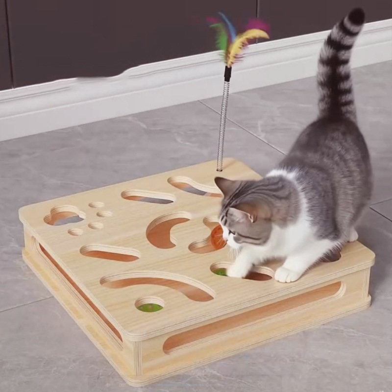Wholesale Solid Wood MDF Cat Scratcher Board