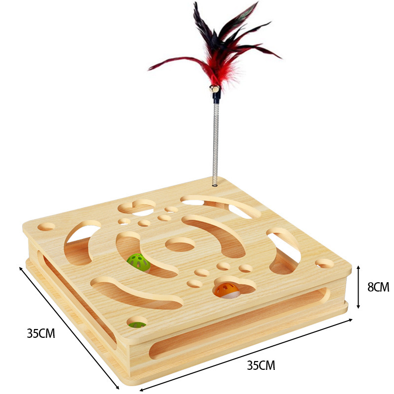 Wholesale Solid Wood MDF Cat Scratcher Board
