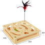 Wholesale Solid Wood MDF Cat Scratcher Board