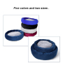 Manufacturer wholesale soft grey blue red removable mat small dog cat bed round
