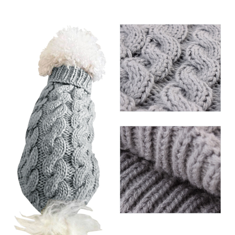 Manufacturer wholesale multi-colors warm soft pet dog sweater winter