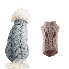 Manufacturer wholesale multi-colors warm soft pet dog sweater winter