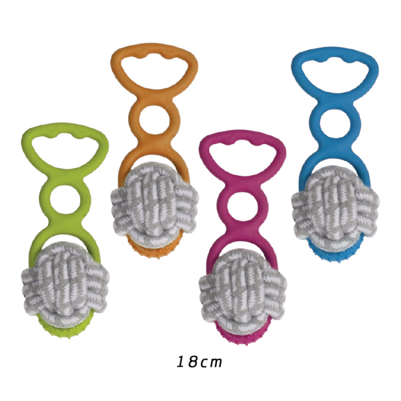 Manufacturer wholesale chew dog tpr rope toys set