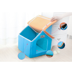 Manufacturer wholesale foldable detachable small dog soft cat house