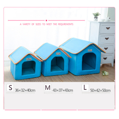 Manufacturer wholesale foldable detachable small dog soft cat house
